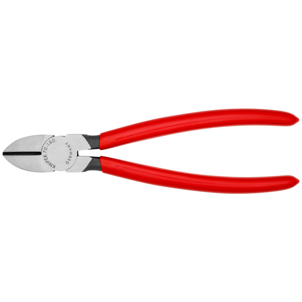Кусачки боковые Knipex (фосфатированные), 180 мм (70 01 180)