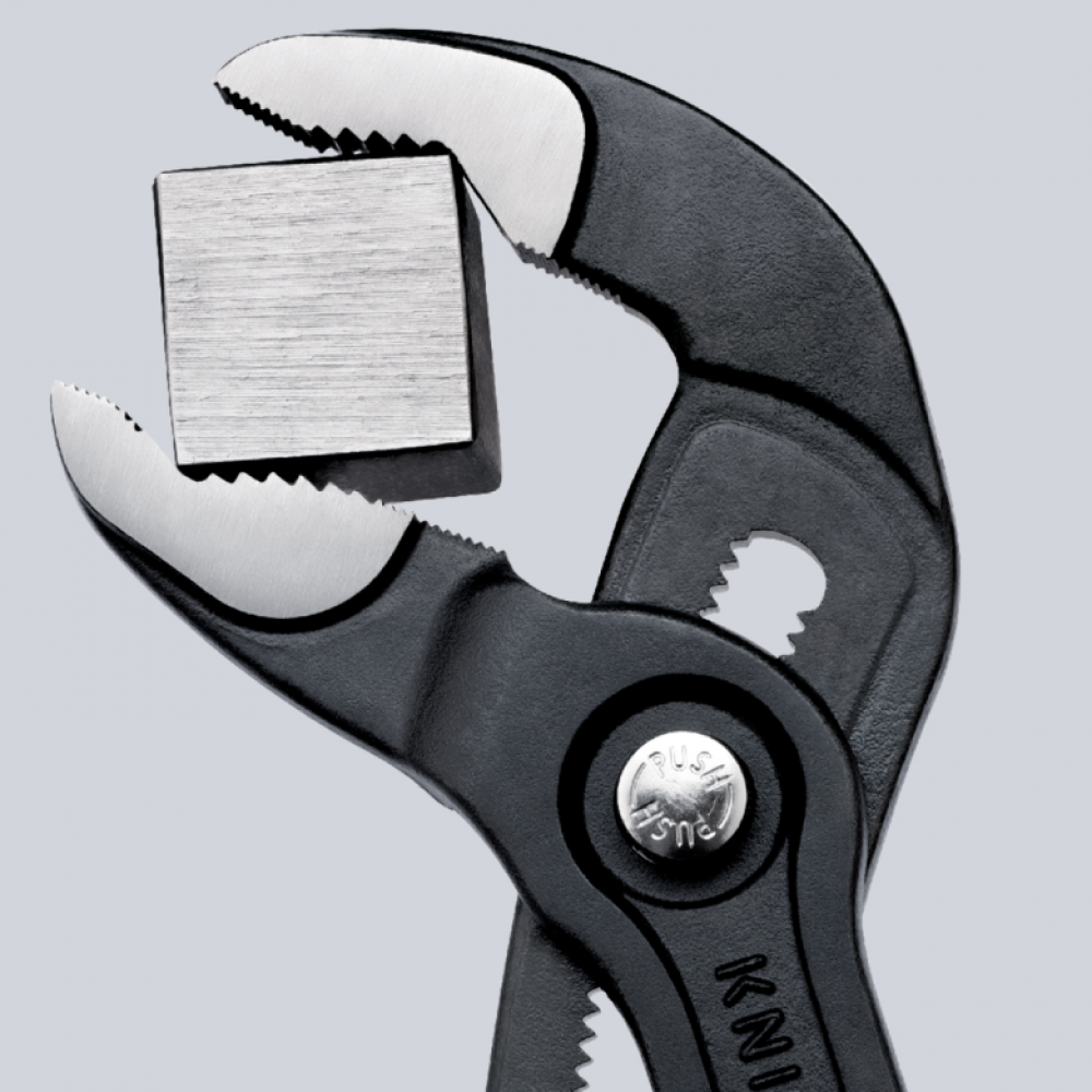 Переставні кліщі Knipex Cobra Hightech сантехнічні (хромовані), 125 мм (87 03 125)
