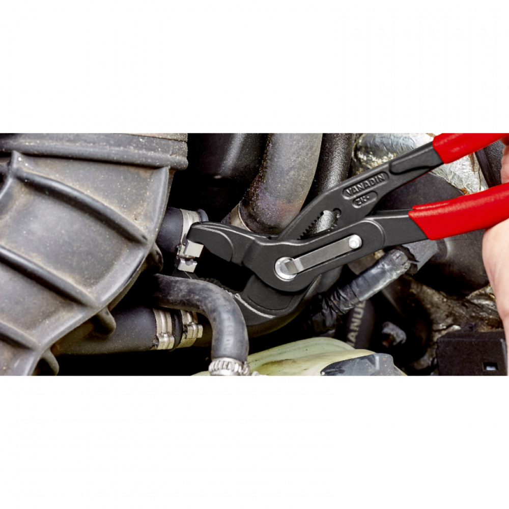 Щипцы Knipex для пружинных хомутов (шланги), 250 мм (85 51 250 C)