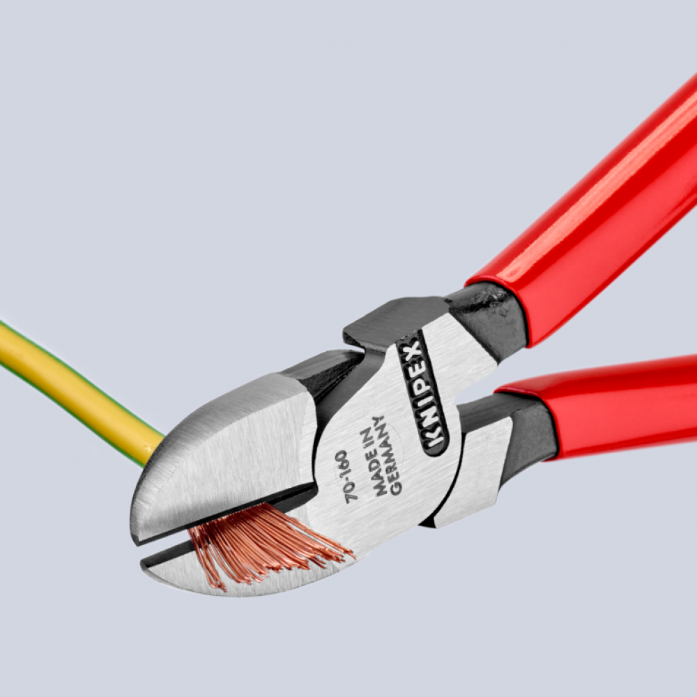 Кусачки бічні Knipex (фосфатовані), 160 мм (70 01 160)